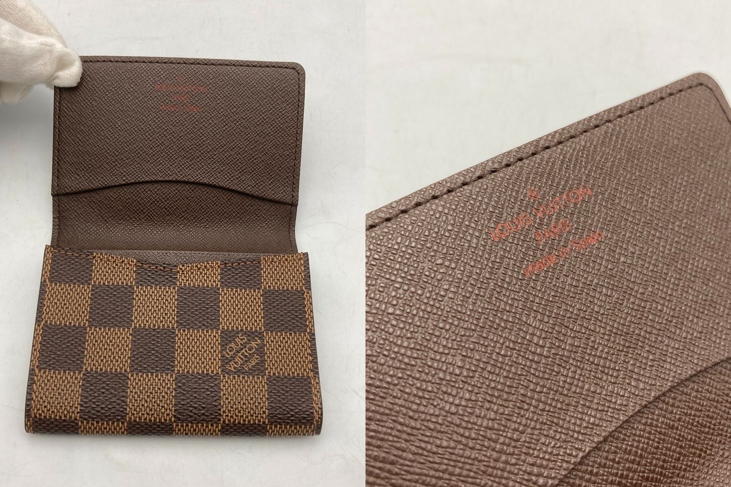 LOUIS VUITTON ルイヴィトン ダミエ アンヴェロップ カルト ドゥ