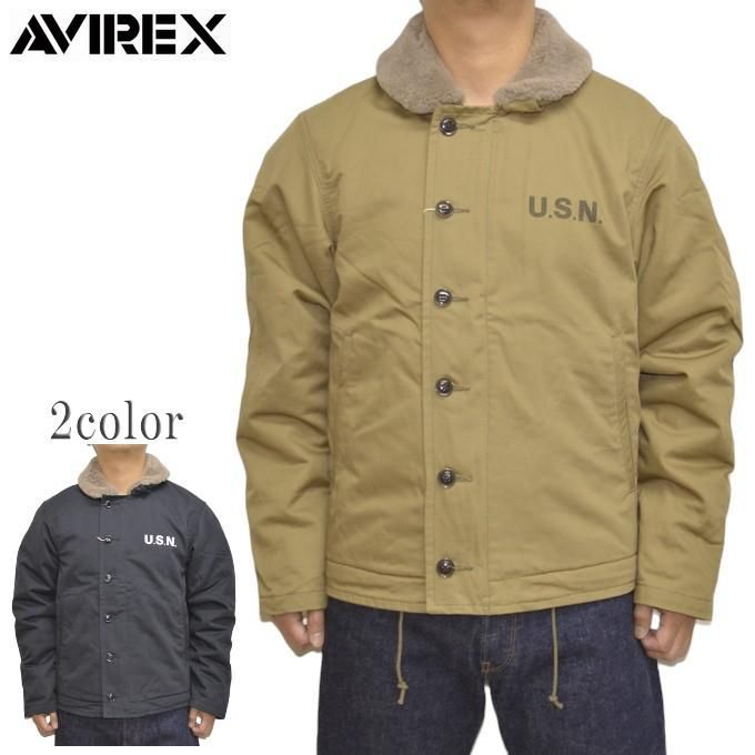 AVIREX アヴィレックス 783-4952029 783-3952021 N-1 プレーン デッキジャケット ミリタリージャケット ブルゾン アウター アビレックス メンズ