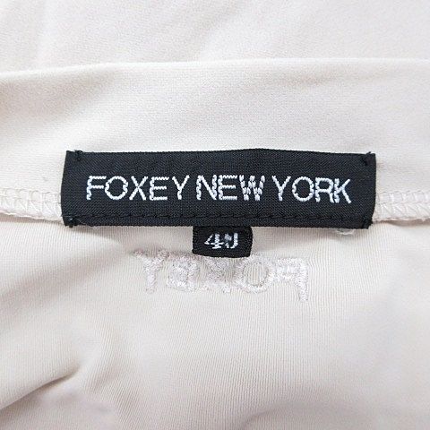 フォクシーニューヨーク FOXEY NEW YORK カットソー シャツ 長袖