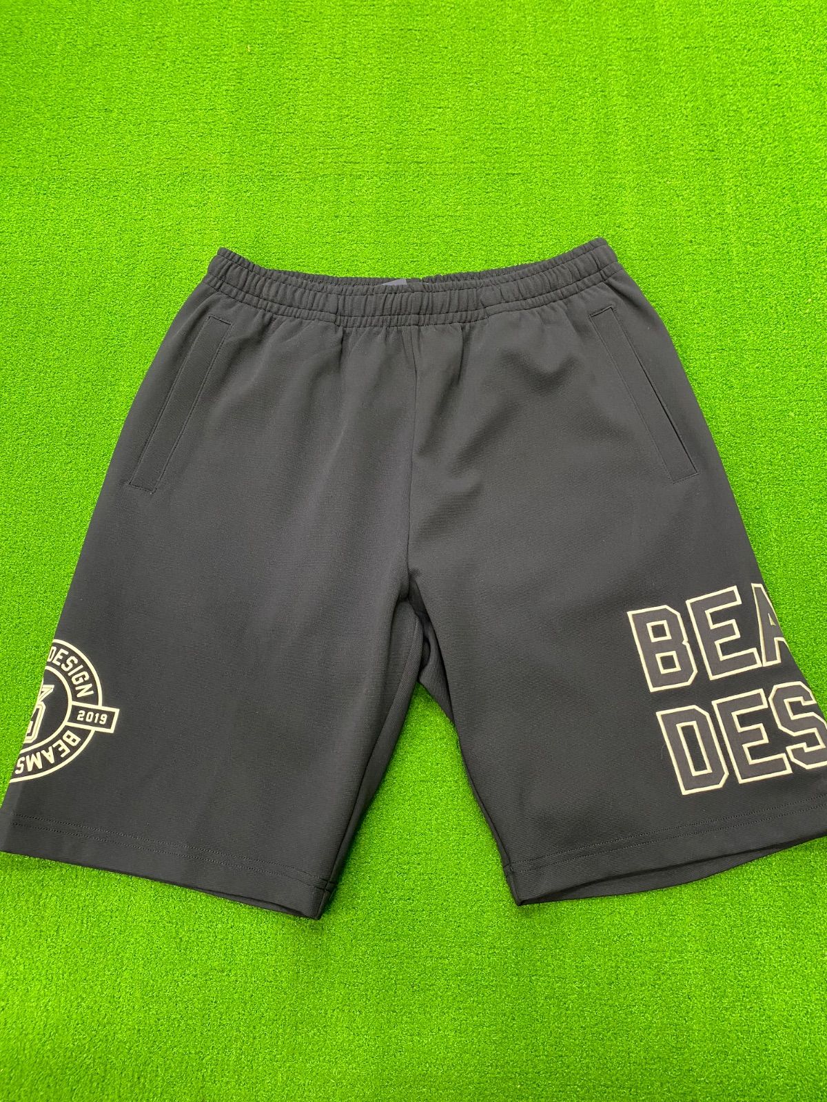 ZETT by BEAMS DESIGN スウェットハーフパンツ　ネイビー