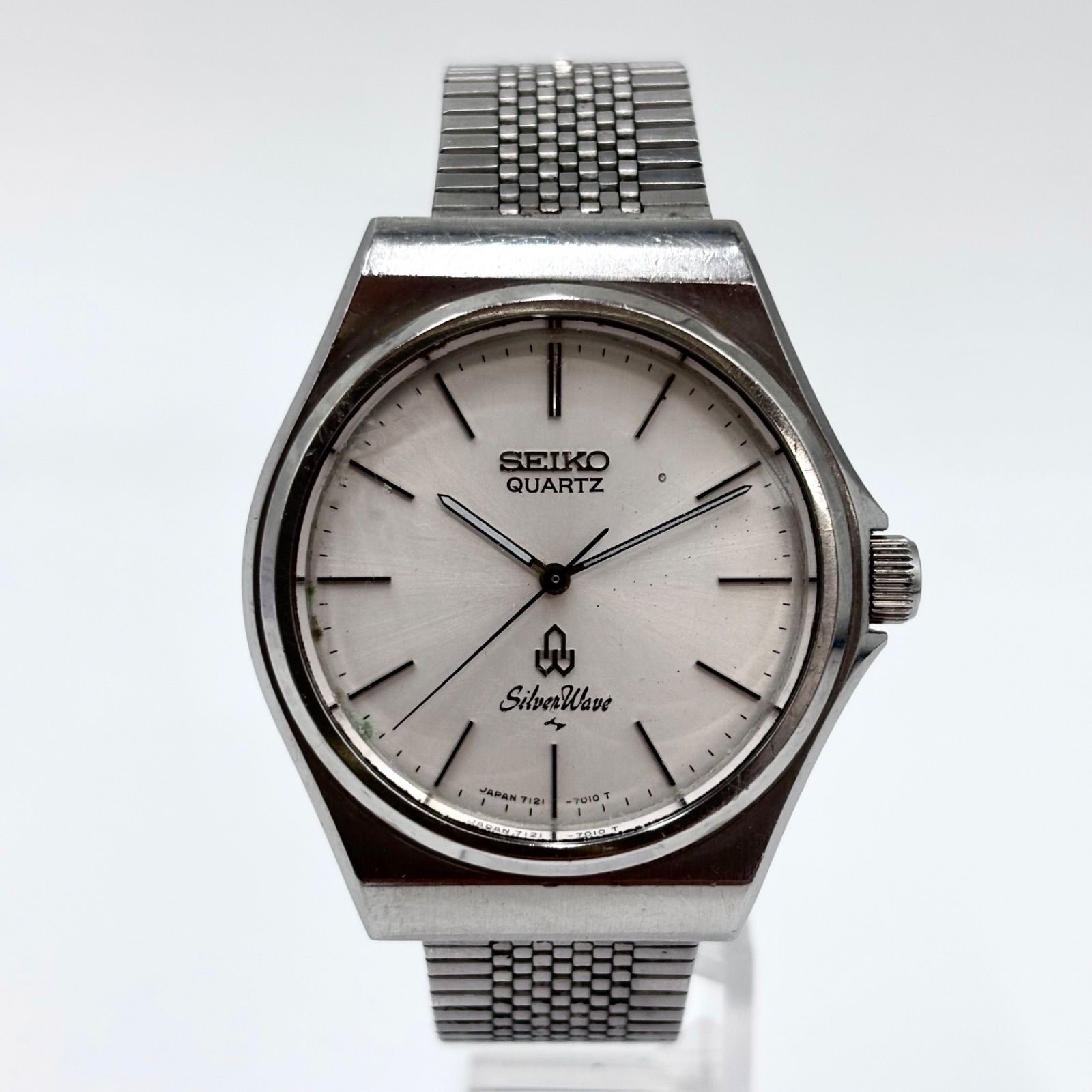 稼働/新品電池】SEIKO/セイコー Silver Wave/シルバーウェーブ 腕時計 