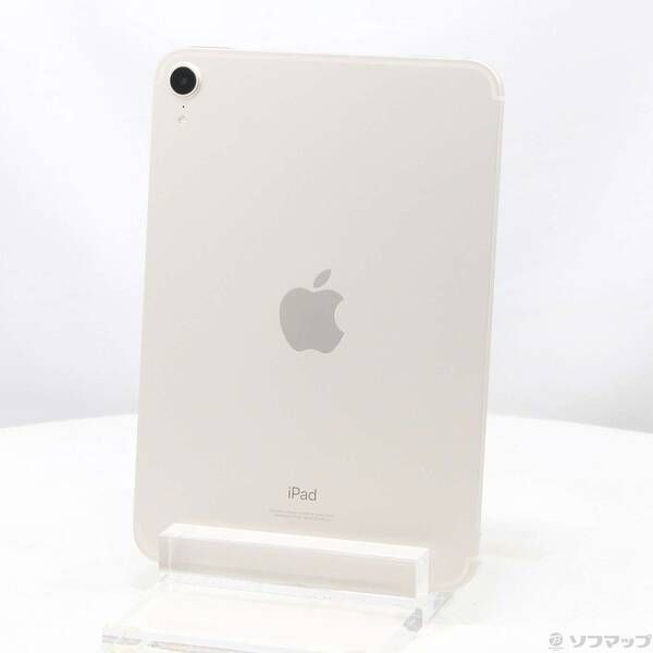 ソフマップ 〔中古品〕 iPad mini 第6世代 64GB スターライト MK8C3J／A docomoロック解除SIMフリー【352】