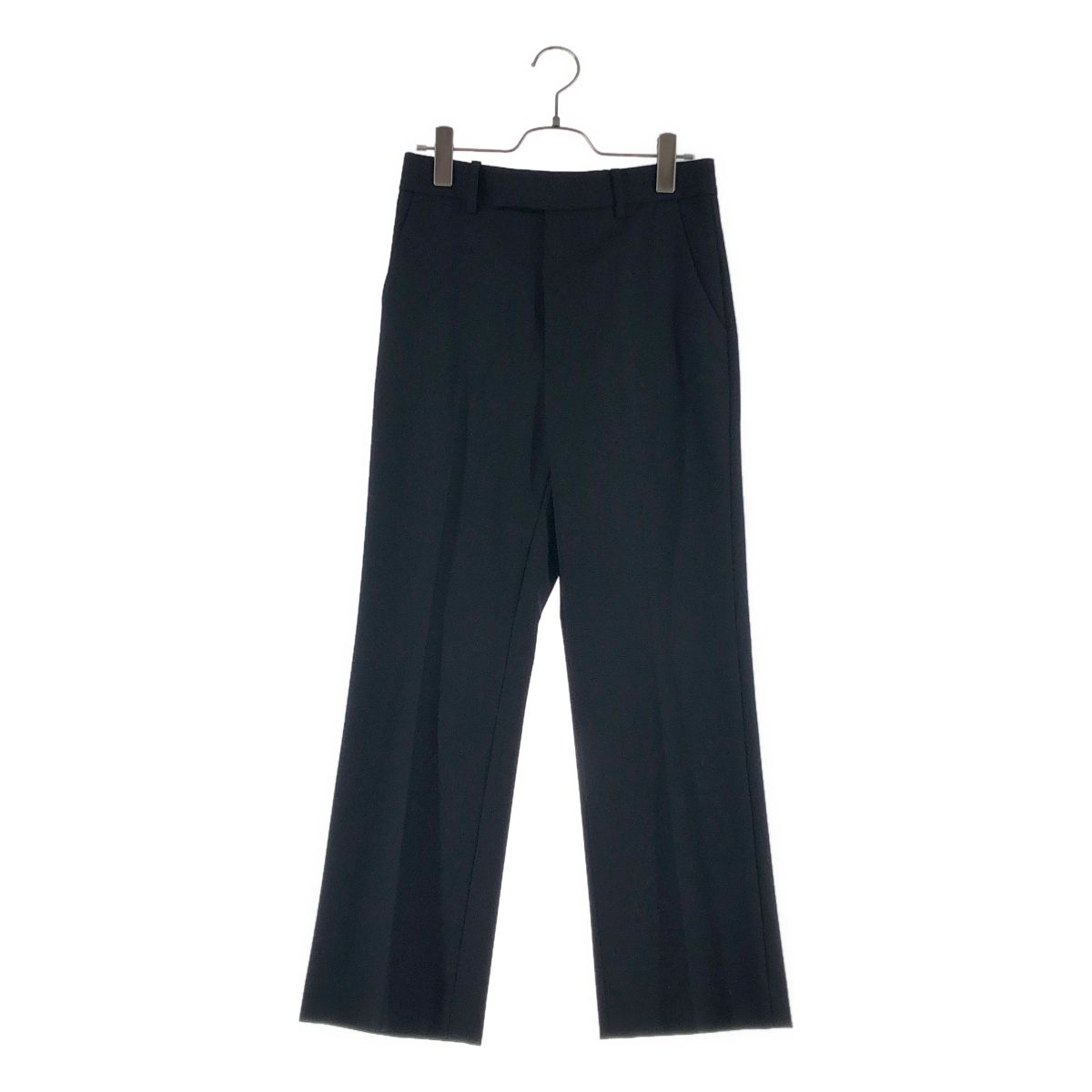 【美品】 L'Appartement / アパルトモン | 2025SS | High twist yarn Wide Pants / ウール ハイツイストヤーン ワイドパンツ | 34 | ブラック | レディース