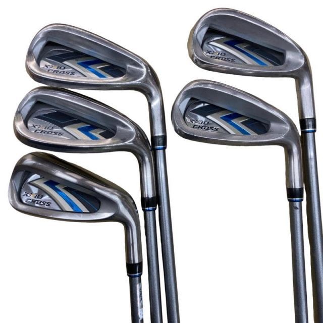 【中古】 ダンロップ XXIO CROSS(2021) 5S アイアンセット IR XXIO MH2000 (フレックスS) メンズ 男性用 右利き 右用 Cランク ゴルフクラブ