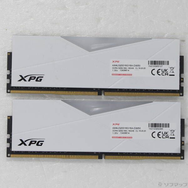 ソフマップ 〔中古品〕 XPG SPECTRIX D50 RGB DDR4-3200 16GB×2【262】