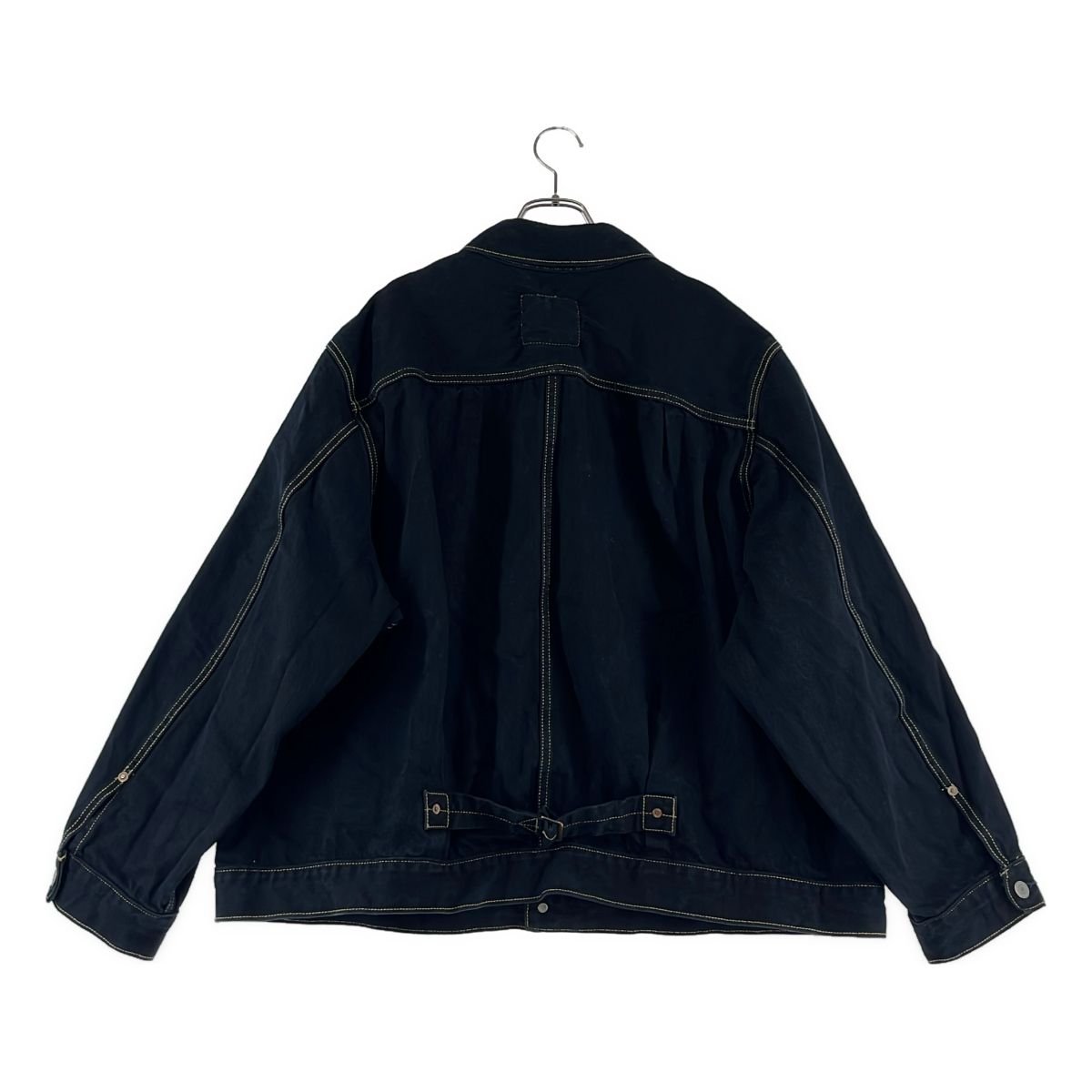 【美品】  Levi's / リーバイス | 後染め TYPE 1 TRUCKER デニムトラッカージャケット | XXXL | ブラック | メンズ 美品】 Levi's / リーバイス | 後染め TYPE 1 TRUCKER デニム