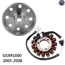 オートバイ用マグネトオルタネーターマグネットフライホイールコイルGSXR1000 GSX-R GSX-R1000 2005 - 08