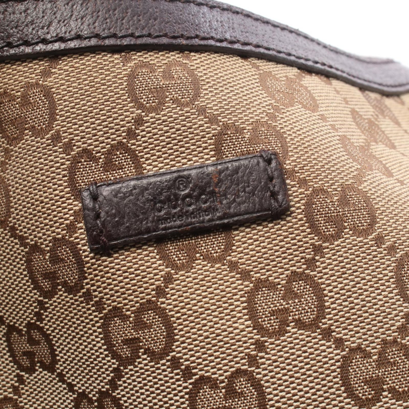グッチ GUCCI ショルダーバッグ GGキャンバス 181092 ベージュ/ダーク 