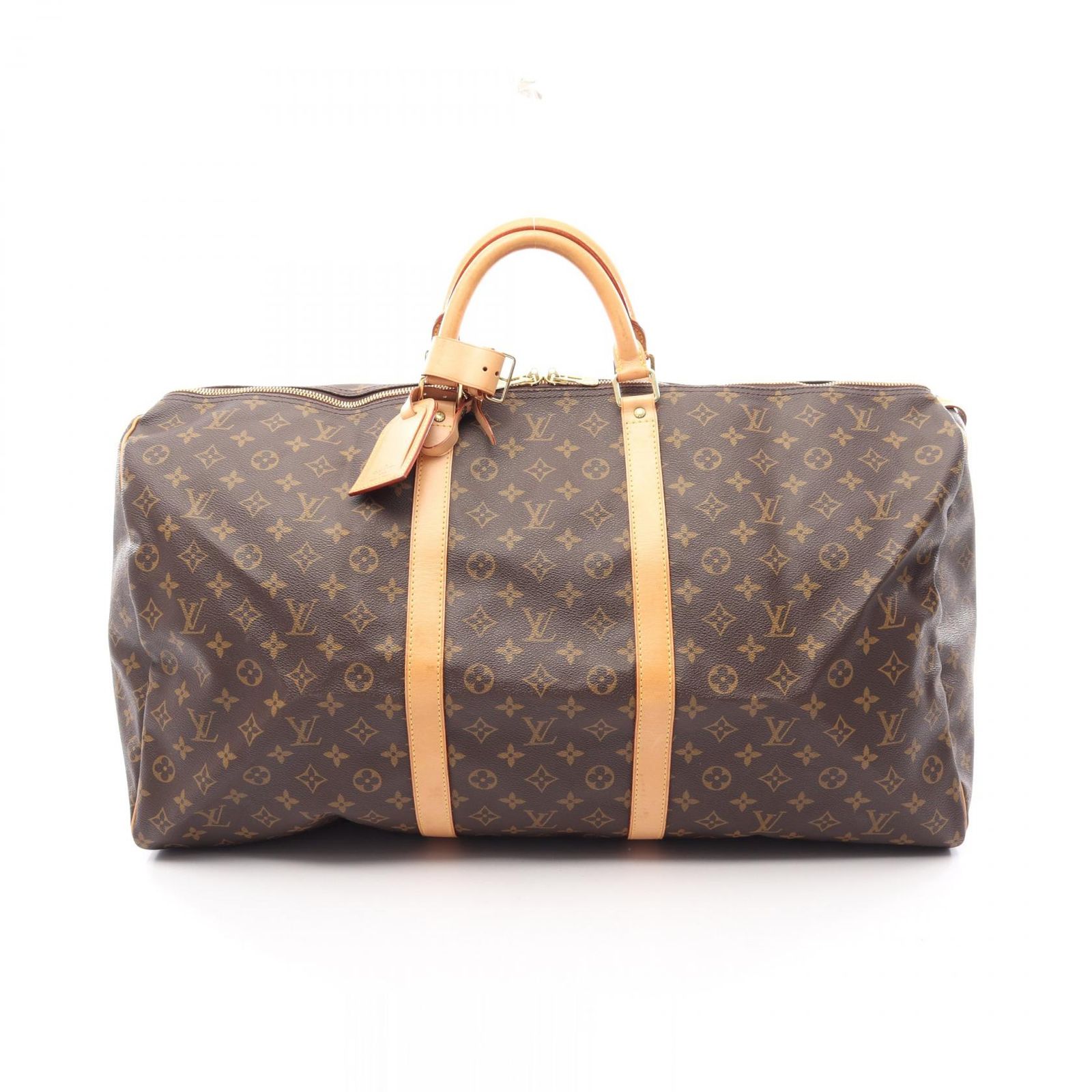 ルイ・ヴィトン LOUIS VUITTON ボストンバッグ キーポル60 M41422 PVCコーティングキャンバス レザー キーポル60 ユニセックス Used B