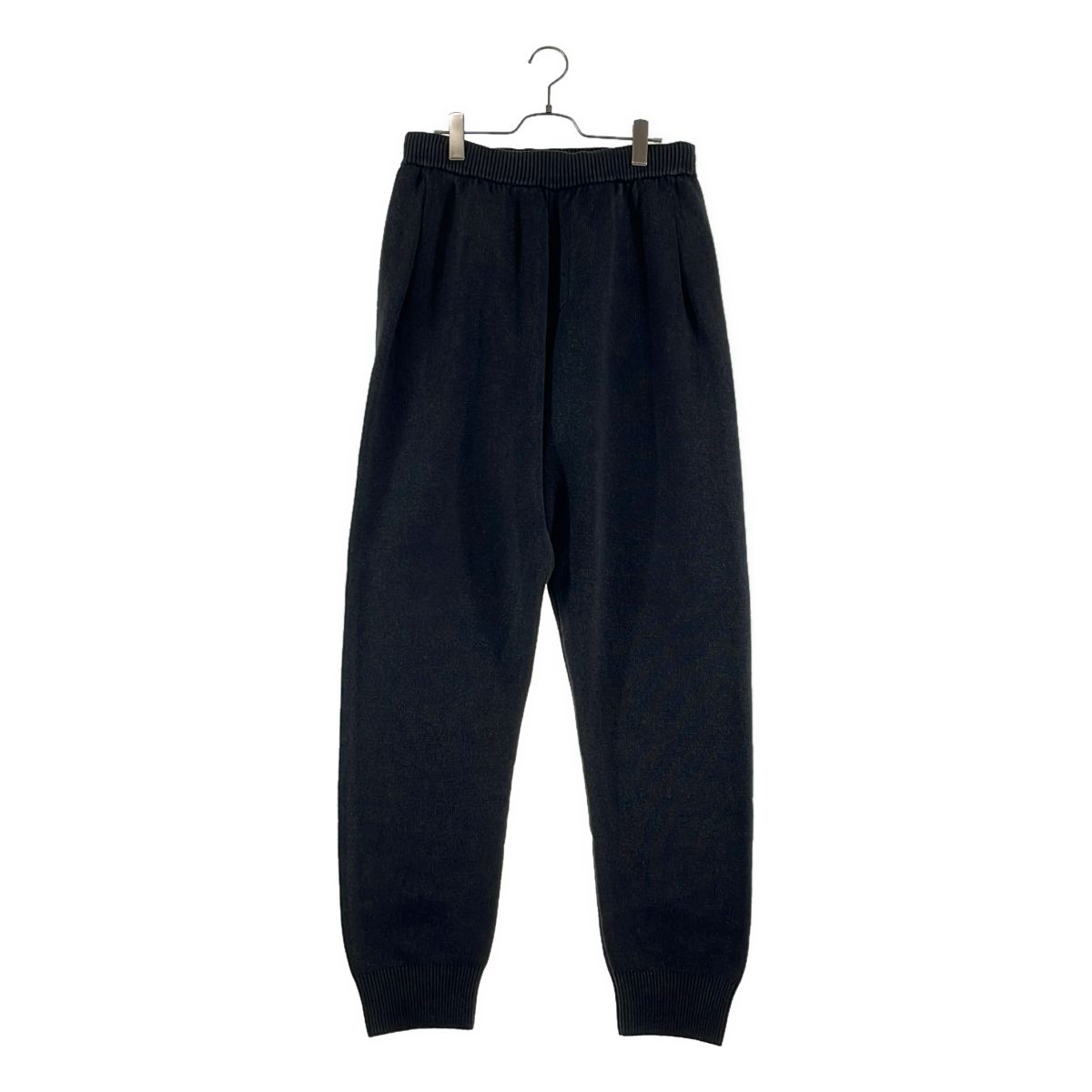 AURALEE / オーラリー | FRENCH MERINO STONE WASHED KNIT PANTS ニットパンツ | 5 | チャコール | メンズ