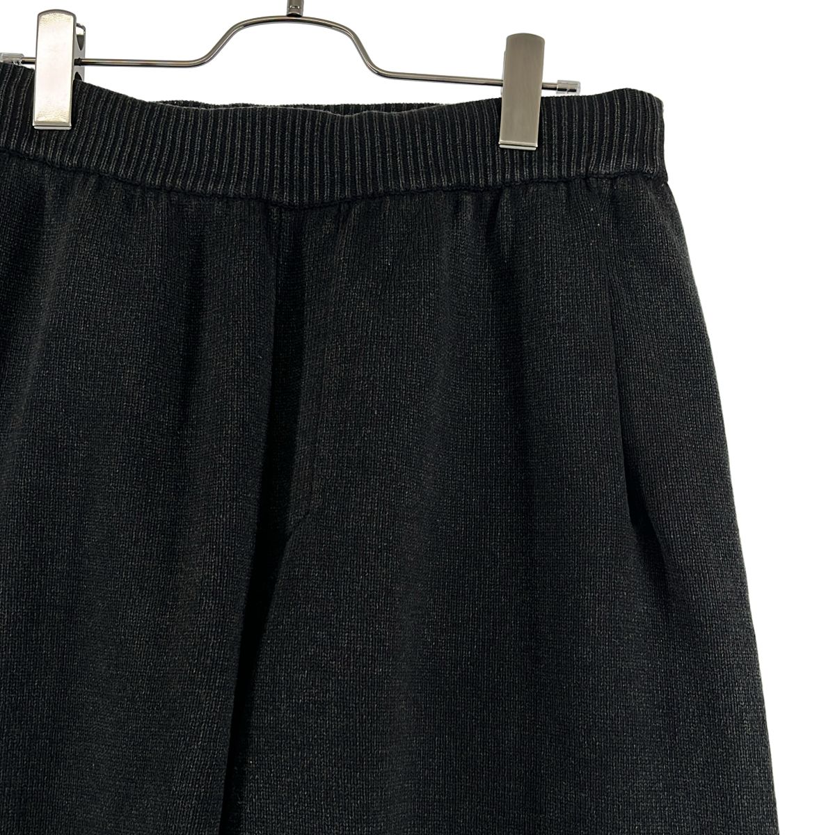 AURALEE / オーラリー | FRENCH MERINO STONE WASHED KNIT PANTS ニットパンツ | 5 | チャコール | メンズ