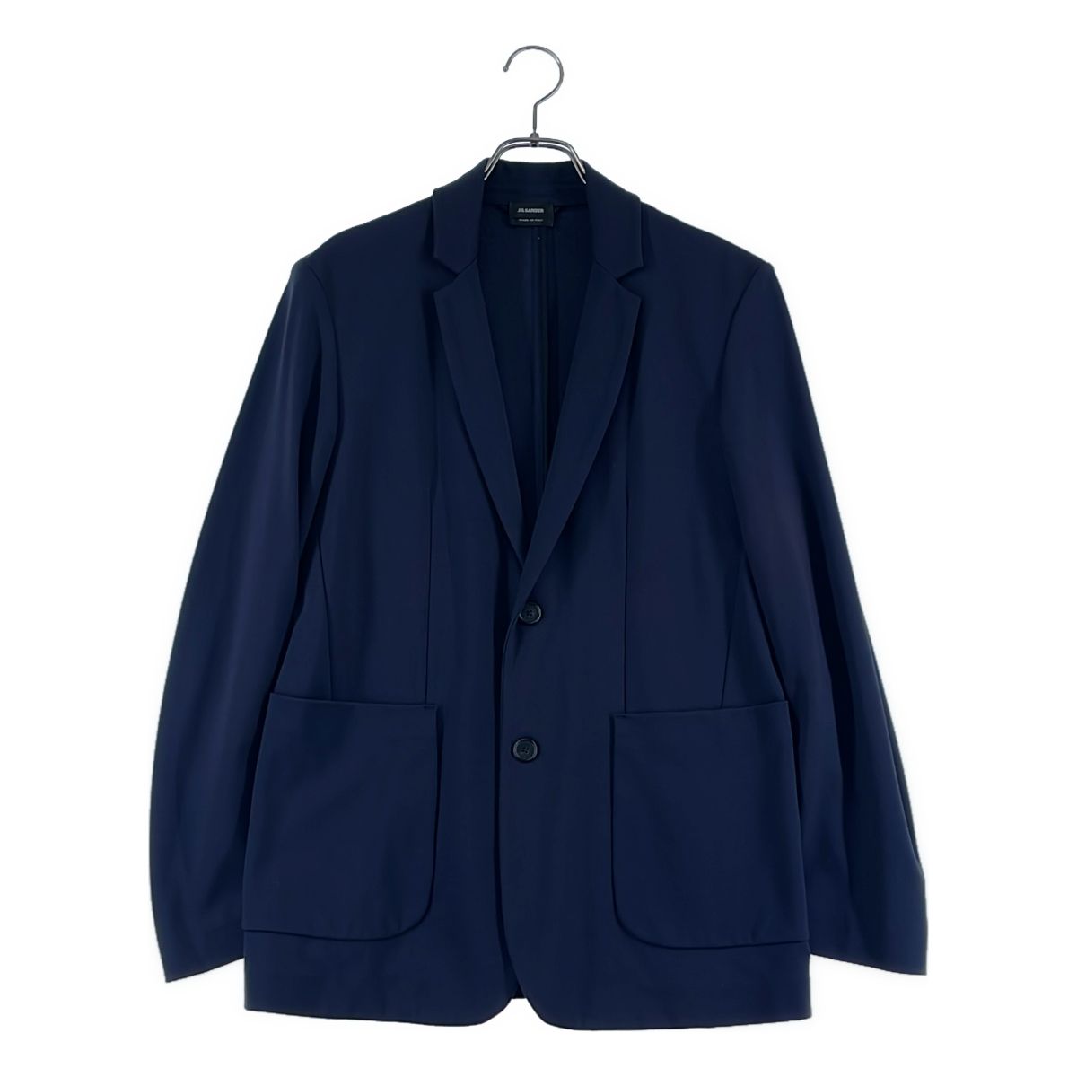 JIL SANDER / ジルサンダー | ストレッチ 2B テーラードジャケット | XS | ネイビー | メンズ