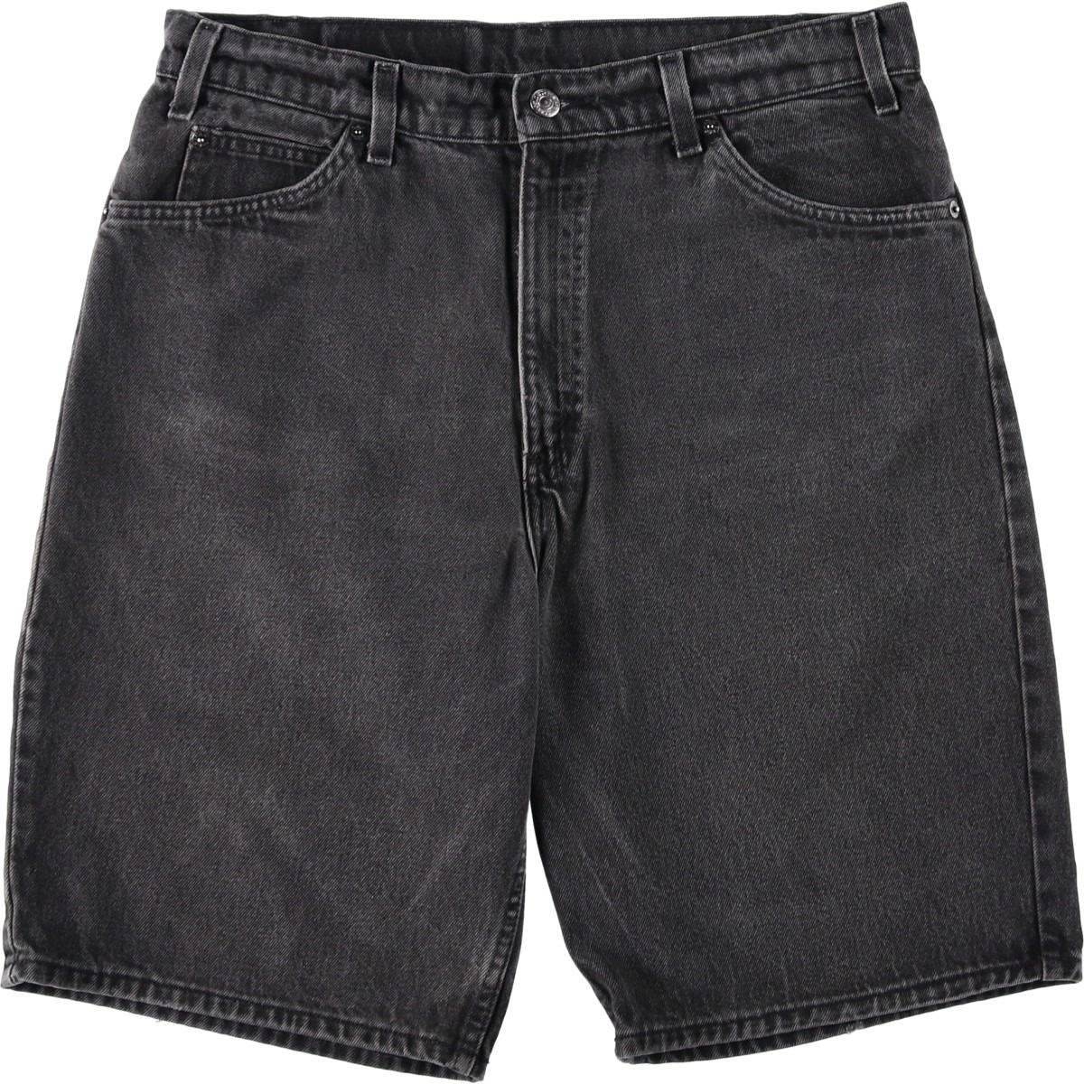 古着 90年代 リーバイス Levi's 36550-4159 オレンジタブ ブラックデニムショーツ ハーフパンツ メンズw34相当 ヴィンテージ/eaa619380