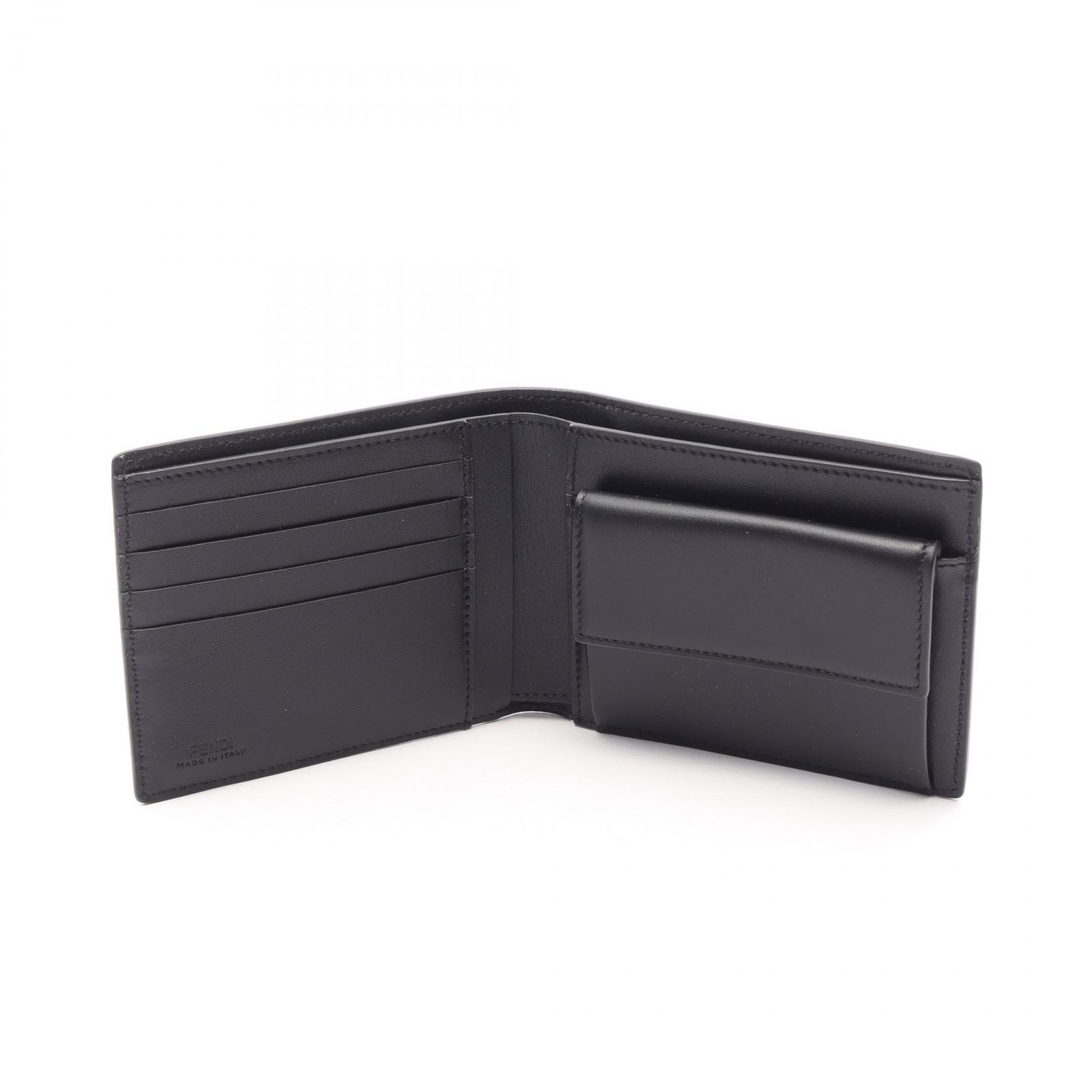フェンディ FENDI 二つ折り財布 Squared FF 7M0001AVV6F0GXN ブラック