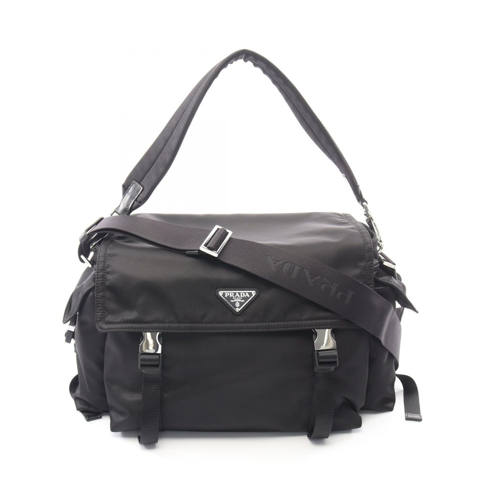 プラダ PRADA ショルダーバッグ エクスプローラ Re-Nylon 2WAY 2VD0822DW3F0002 ブラック ナイロン ショルダーバッグ メンズ 新品