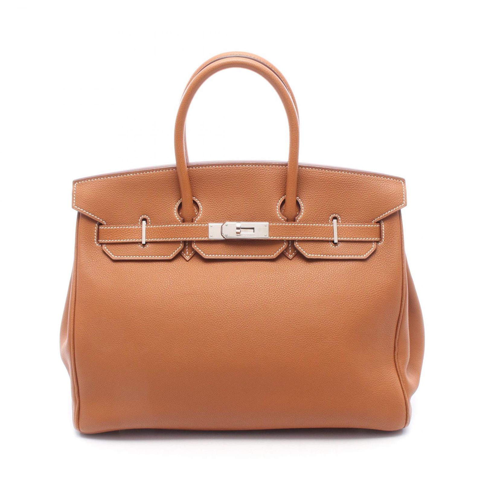 エルメス HERMES ハンドバッグ バーキン35 ゴールド レザー バーキン35 ゴールド レディース Used A