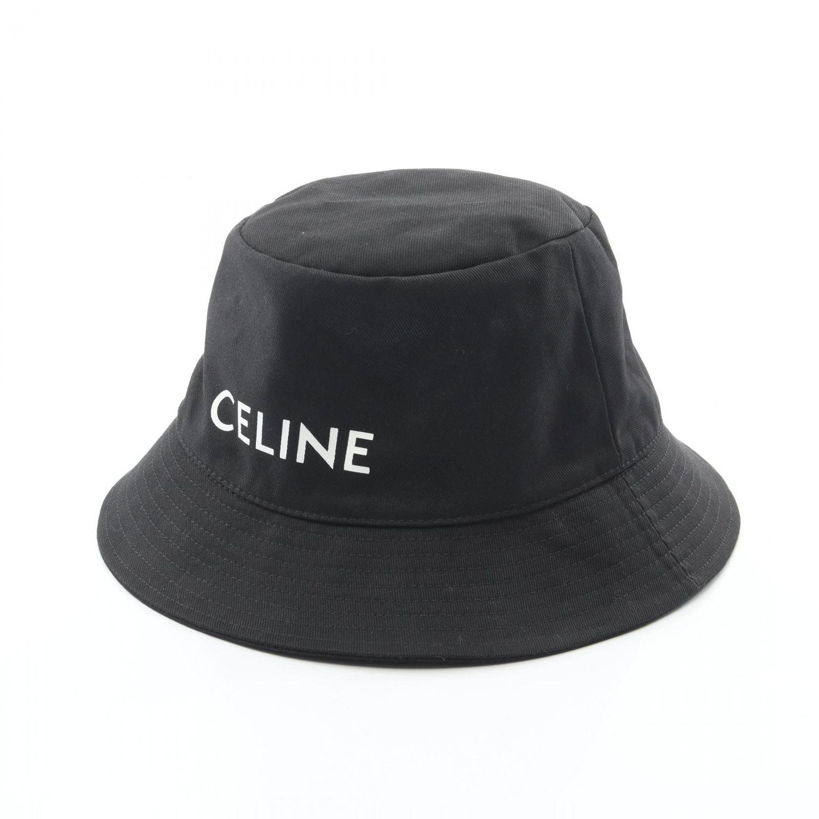 セリーヌ CELINE ハット ロゴプリント バケット その他 帽子 ユニセックス Used A