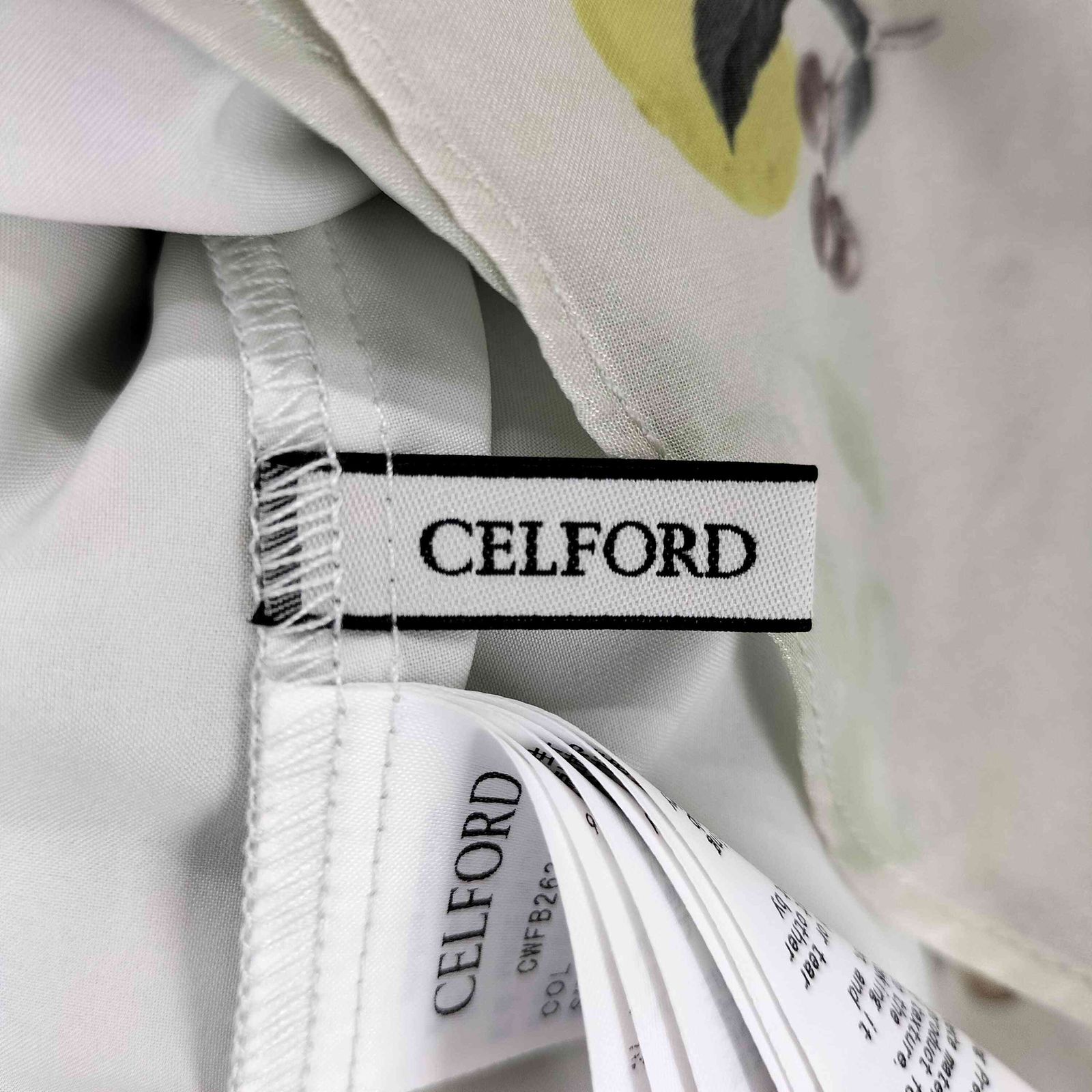 セルフォード CELFORD フルーツプリントティアードブラウス レディース 