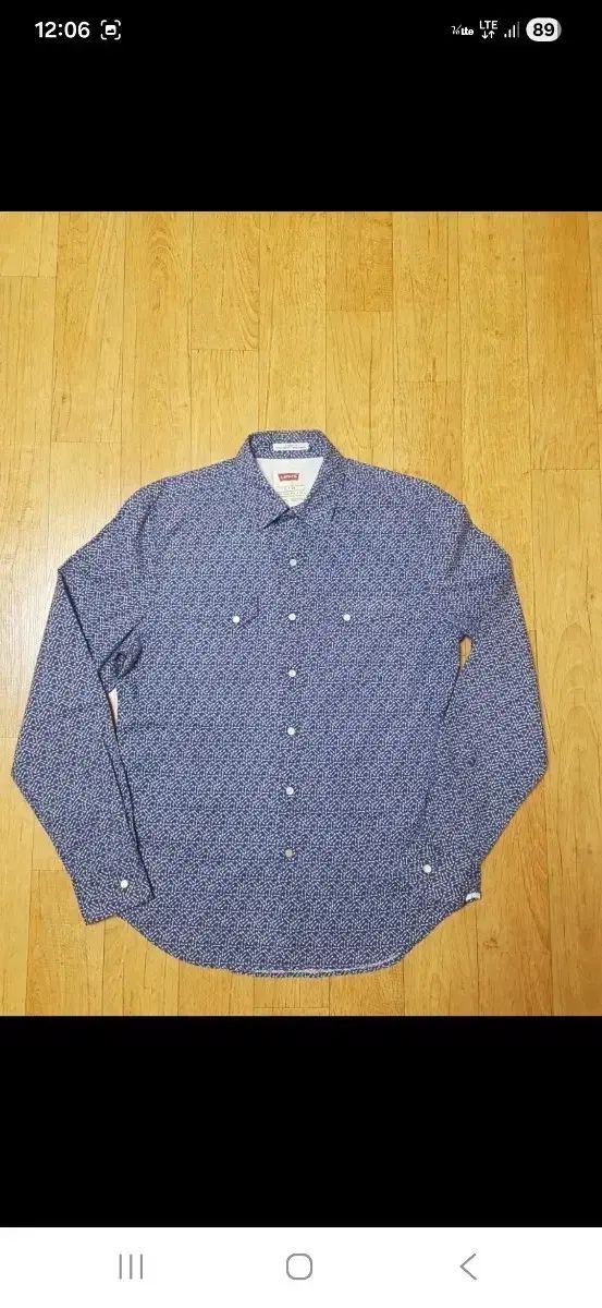 (ほぼ新品正規品) リーバイス パータン 長袖 ストレッチシャツ シャツ スリム100