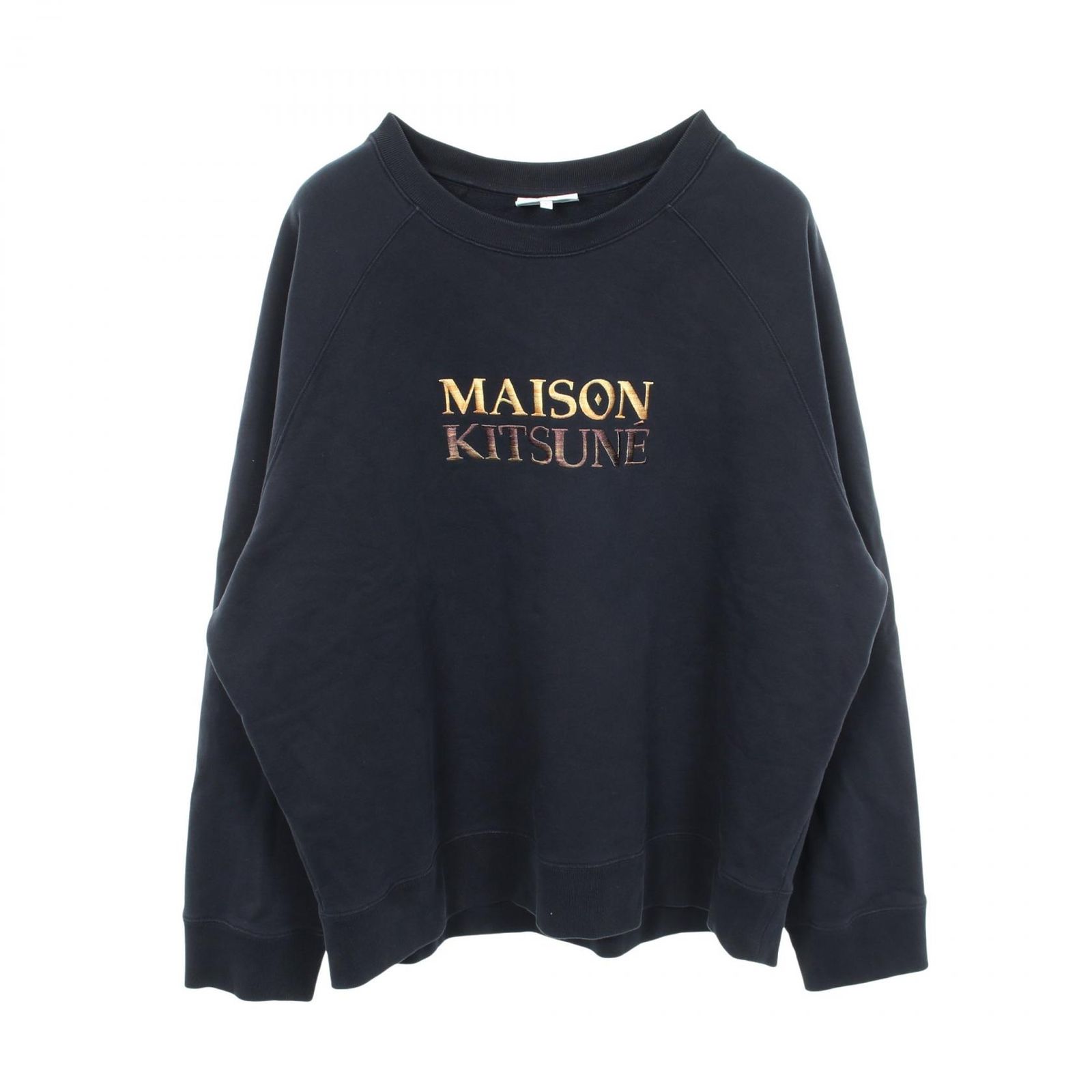 メゾンキツネ MAISON KITSUNE スウェット ロゴ刺繍 コットン 