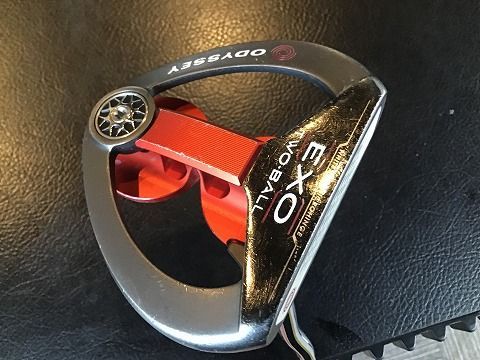 【中古】 オデッセイ EXO 2・BALL 33インチ パター PT スチール (フレックスその他) メンズ 男性用 右利き 右用 Cランク ゴルフクラブ