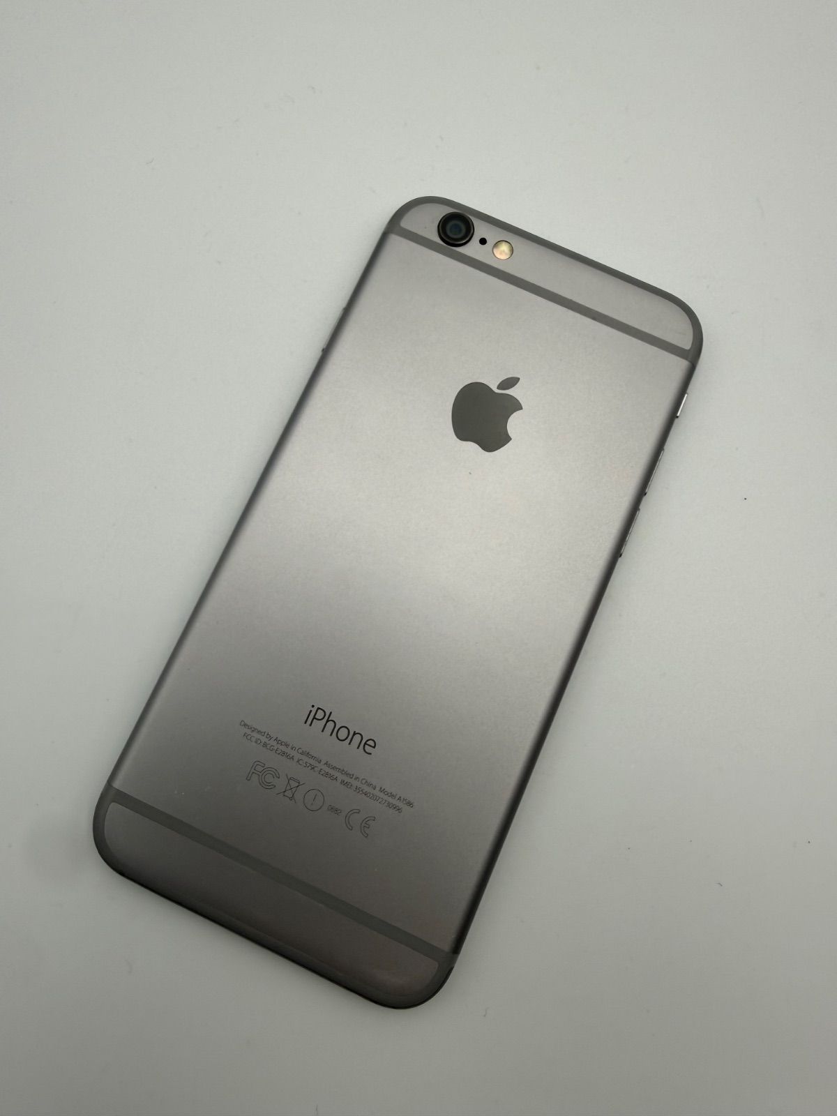 au iPhone6 64GB スペースグレイ 黒 バッテリー92％