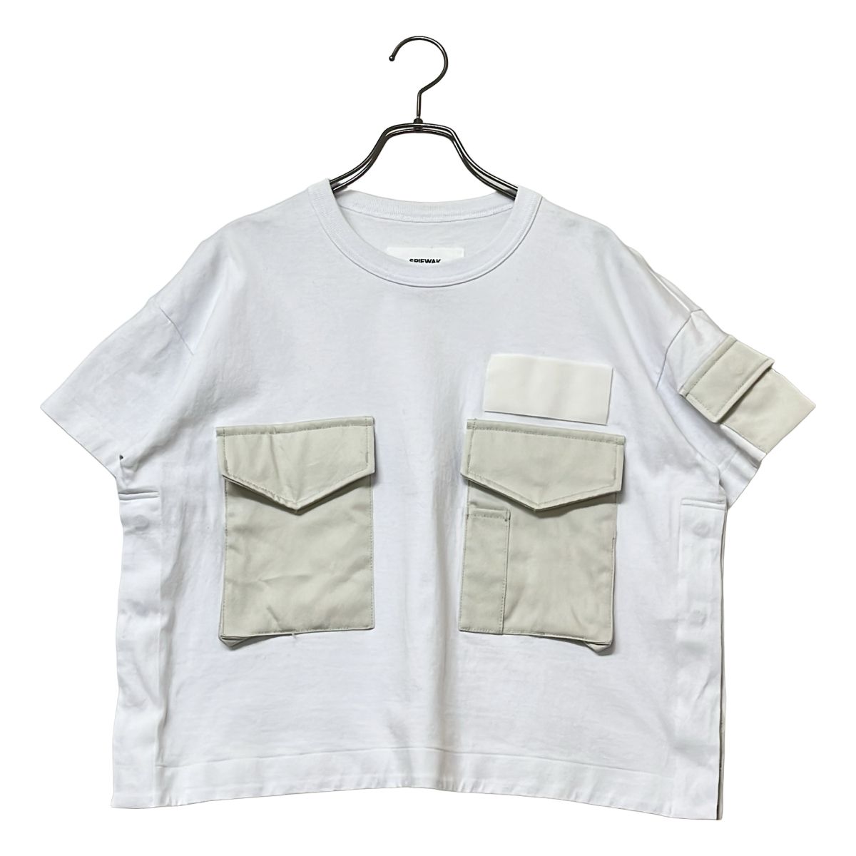 sacai / サカイ | × SPIEWAK Cotton Jersey tee ポケット カットソー | 2 | ホワイト | レディース 14,999円