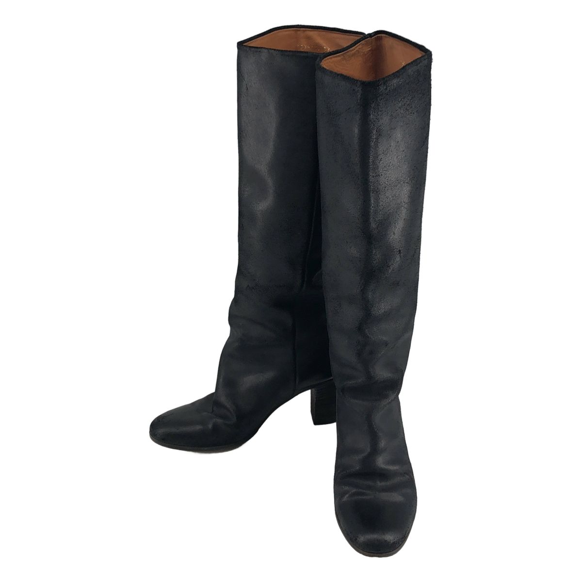 Maison Martin Margiela / メゾンマルタンマルジェラ | replica / レザー ロングブーツ | 37 | ブラック | レディース