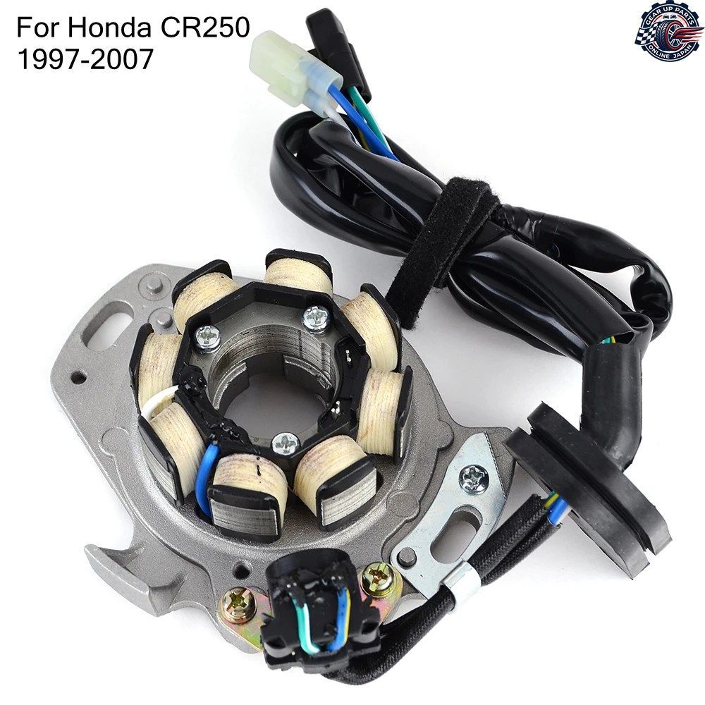 オートバイ用ステーターコイル ホンダ CR250 CR250R 1997-2007 1998 1999 2000 31100-KZ3-J11 ジェネレーター マグネトコイル CR 250 R CR