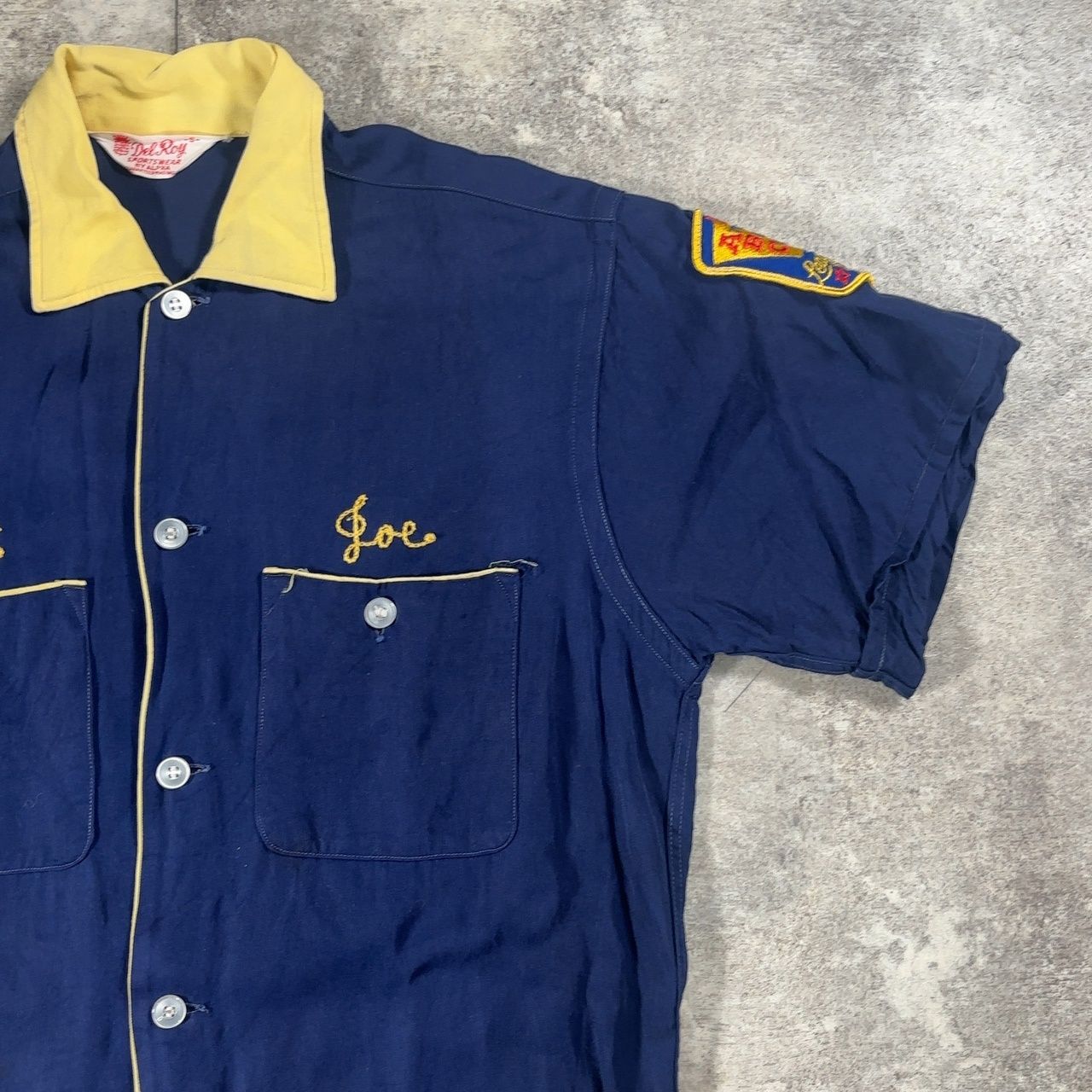 Del Roy デル・ロイ 60's ボーリングシャツ VINTAGE オープンカラー