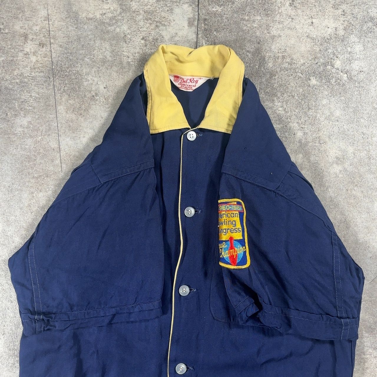 Del Roy デル・ロイ 60's ボーリングシャツ VINTAGE オープンカラー