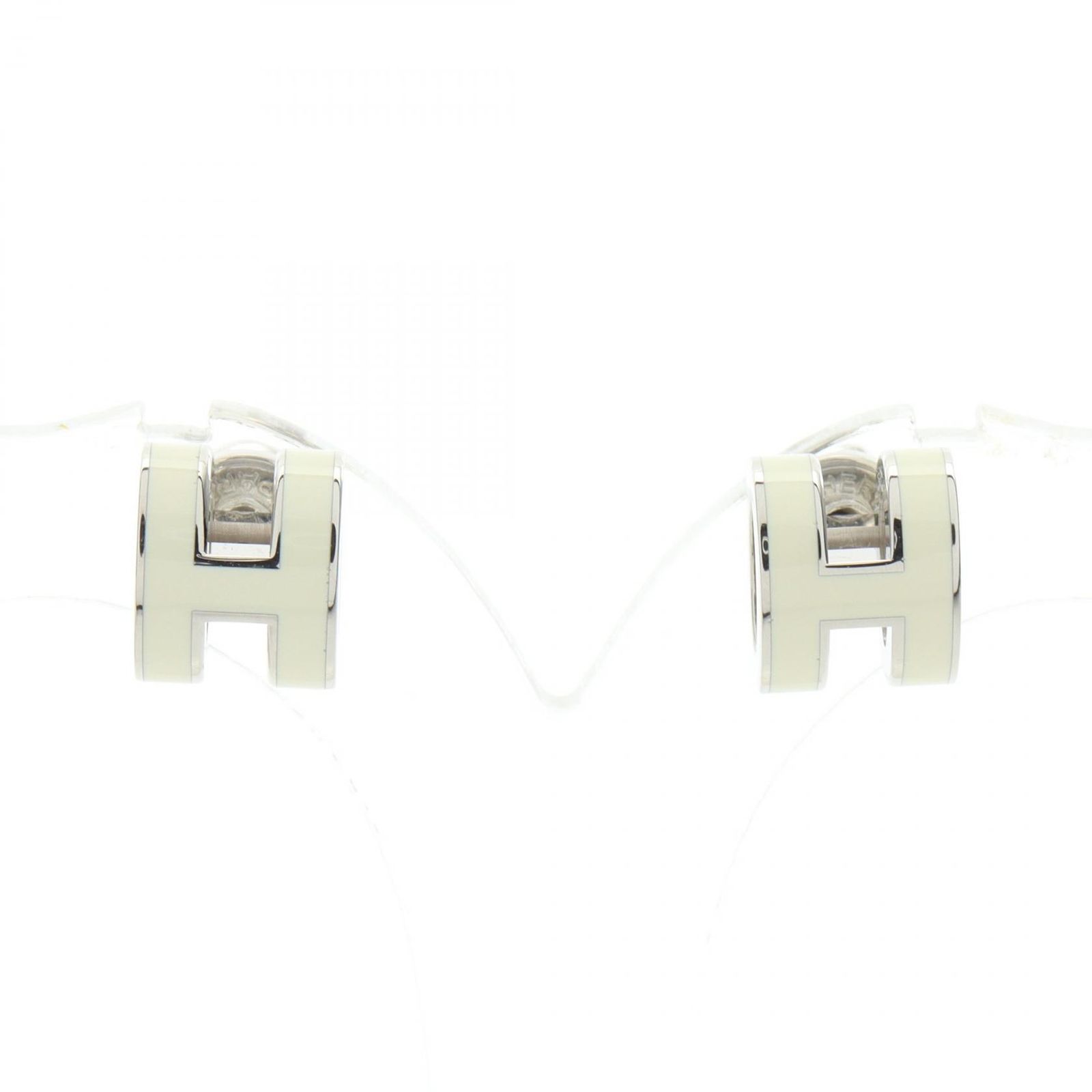 エルメス HERMES ピアス MINI POP H ミニポップアッシュ ステンレススチール ポップアッシュピアス レディース Used A