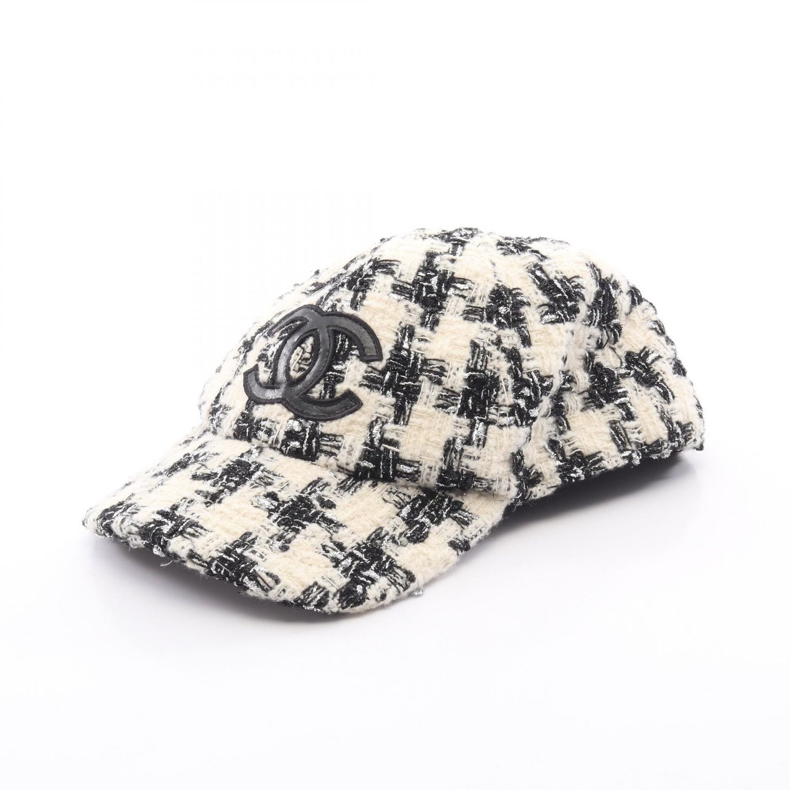 シャネル CHANEL キャップ ココマーク ツイード ウール ナイロン ココ シャネル CHANEL キャップ ココマーク ツイード ウール ナイロン ココ