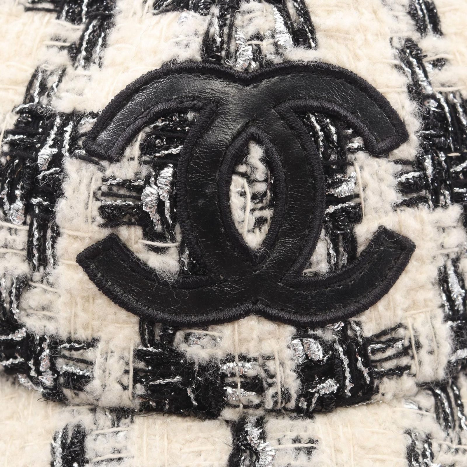 シャネル CHANEL キャップ ココマーク ツイード ウール ナイロン ココ 