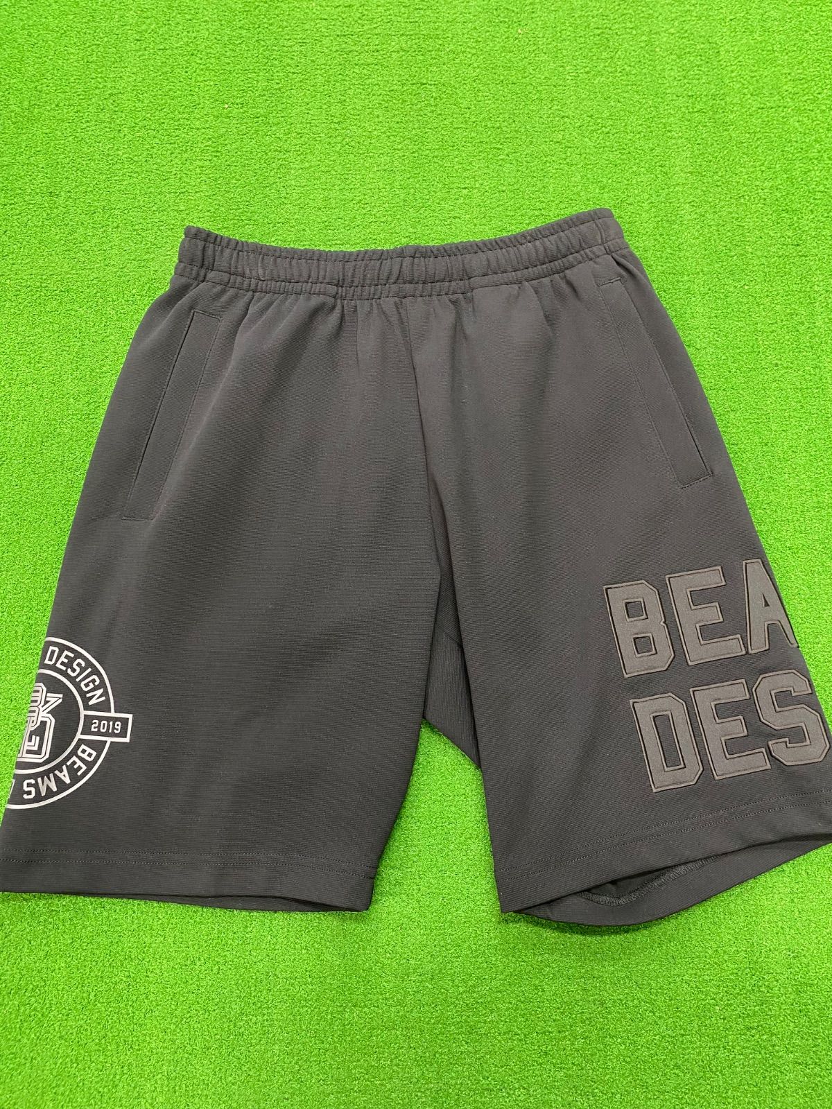ZETT by BEAMS DESIGN スウェットハーフパンツ　ブラックSサイズ