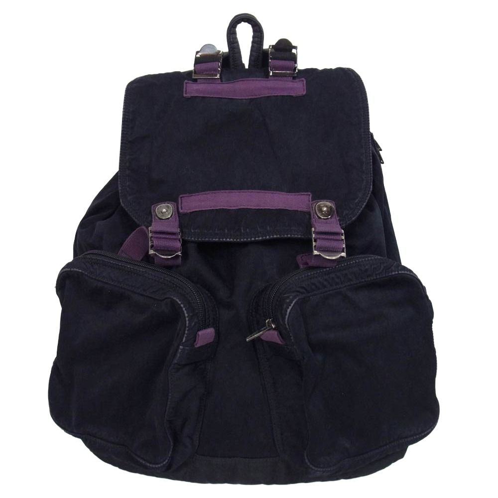 PORTER ポーター NVy by PORTER ネイビーバイポーター ガーメントダイ ウェザーナイロン バックパック リュック ブラック系【中古】