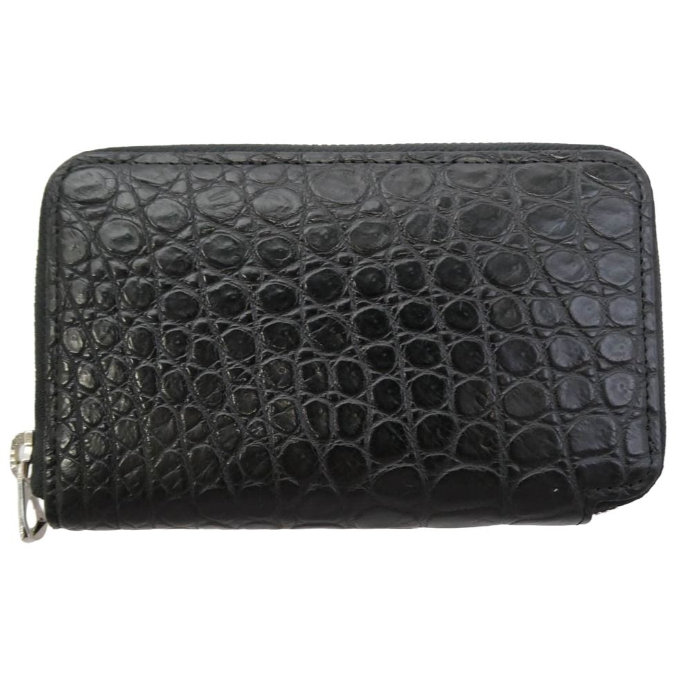 イッチ ITTI ITTI-WLT-006.5-H CRISTY SMART MID WLT.5 CROCO クリスティ スマート クロコ ウォレット ブラック系【美品】【中古】
