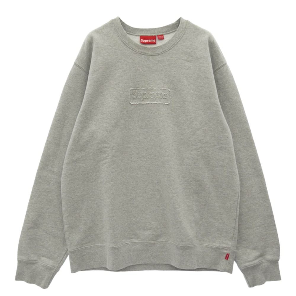 SUPREME カットアウトボックスロゴクルーネックスウェット Supreme シュプリーム 20SS Cutout Logo Crewneck カットアウト