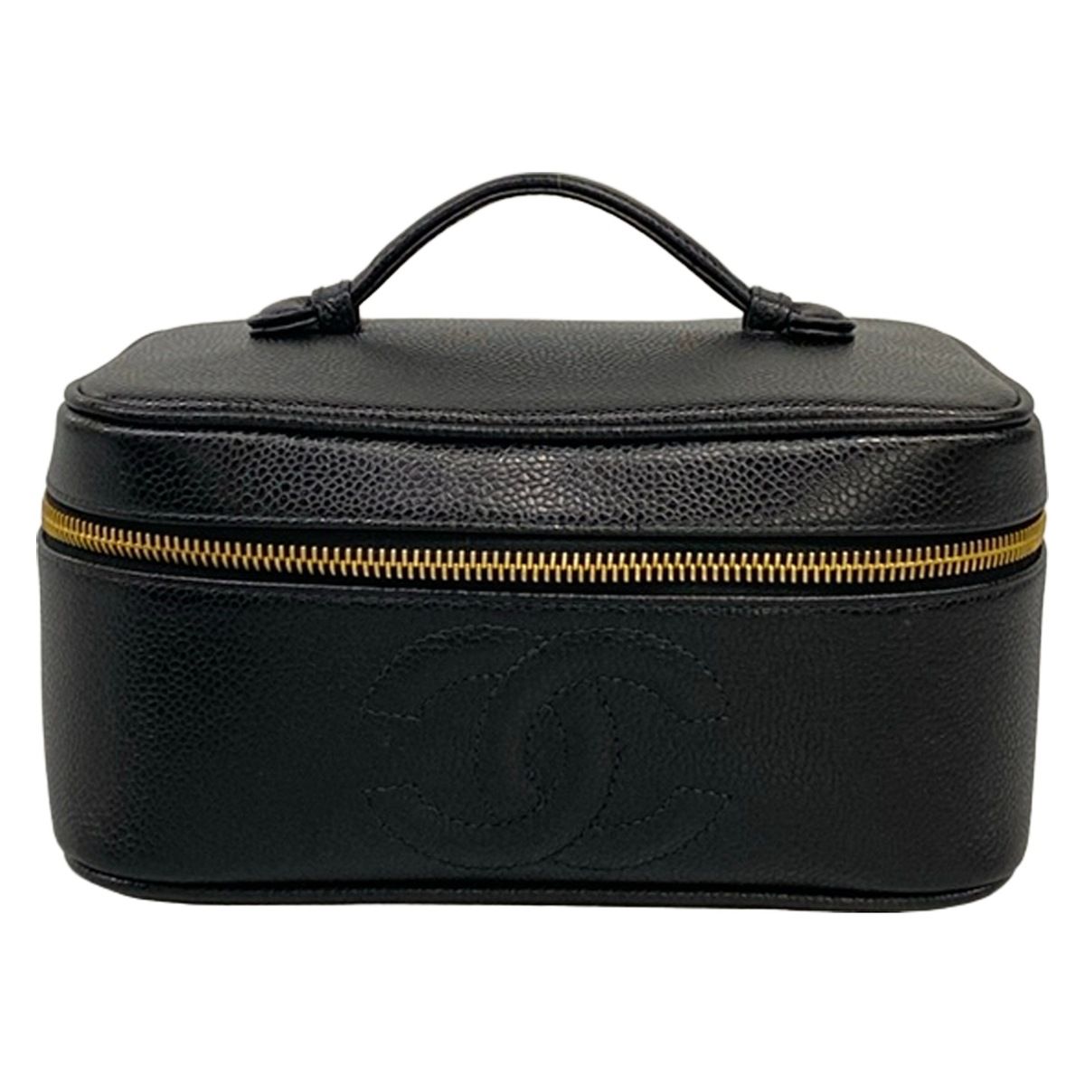 CHANEL(シャネル) バニティバッグ - 黒 ゴールド金具/ココマーク