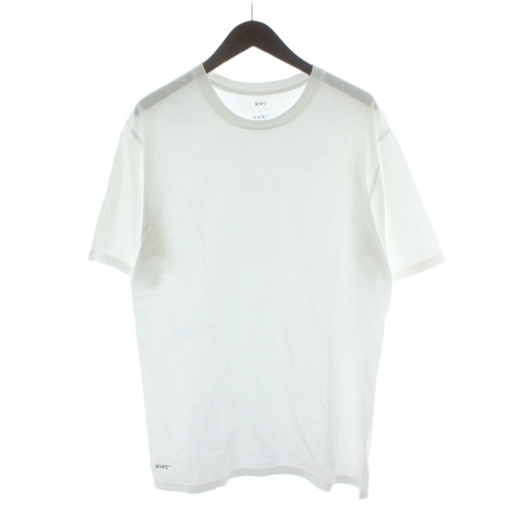 WTAPS ホワイト Tシャツ サイズ03 ダブルタップス ダブル タップス 白 ラウンドネック 半袖 Tシャツ WTAPS ダブル