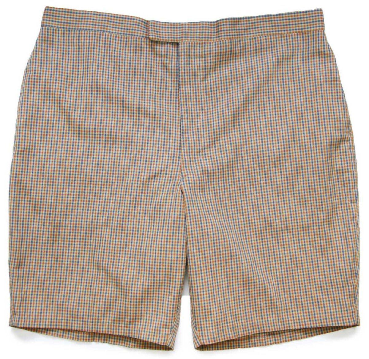 70s HAGGAR チェック ショートパンツ W37★ショーツ ハーフ バミューダ ビンテージ スラックス トラウザーズ