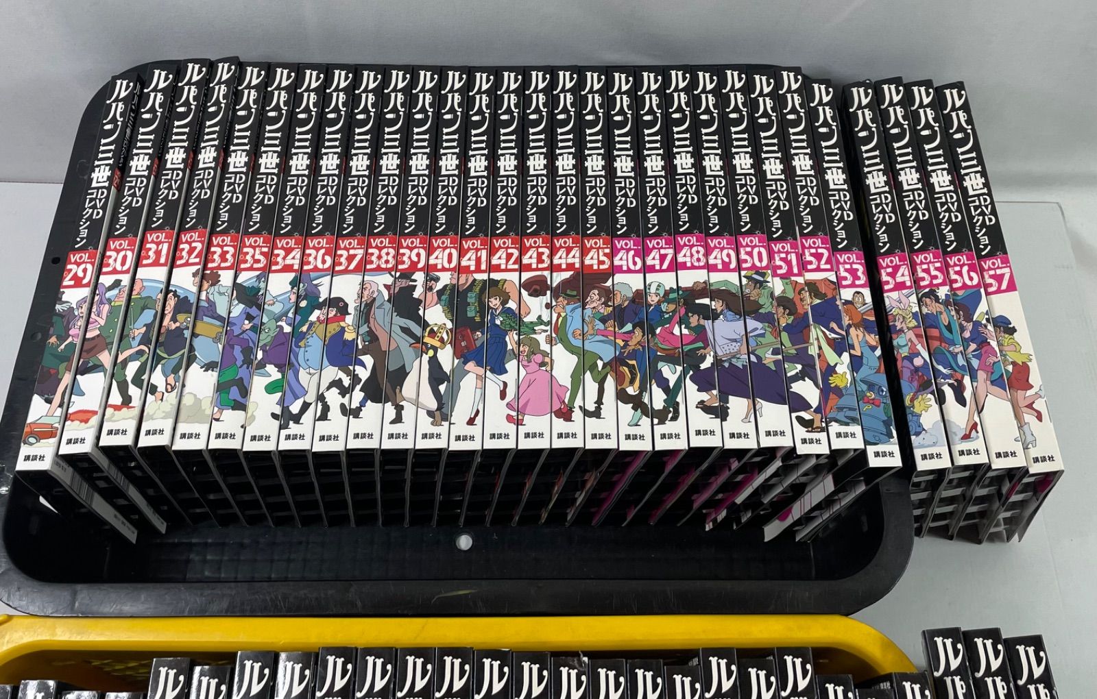 A3304・ルパン三世 DVDコレクション 全57巻 セット ※冊子汚れあり