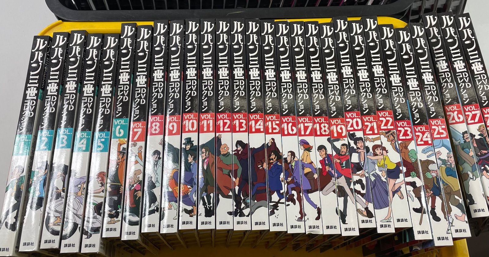 A3304・ルパン三世 DVDコレクション 全57巻 セット ※冊子汚れあり