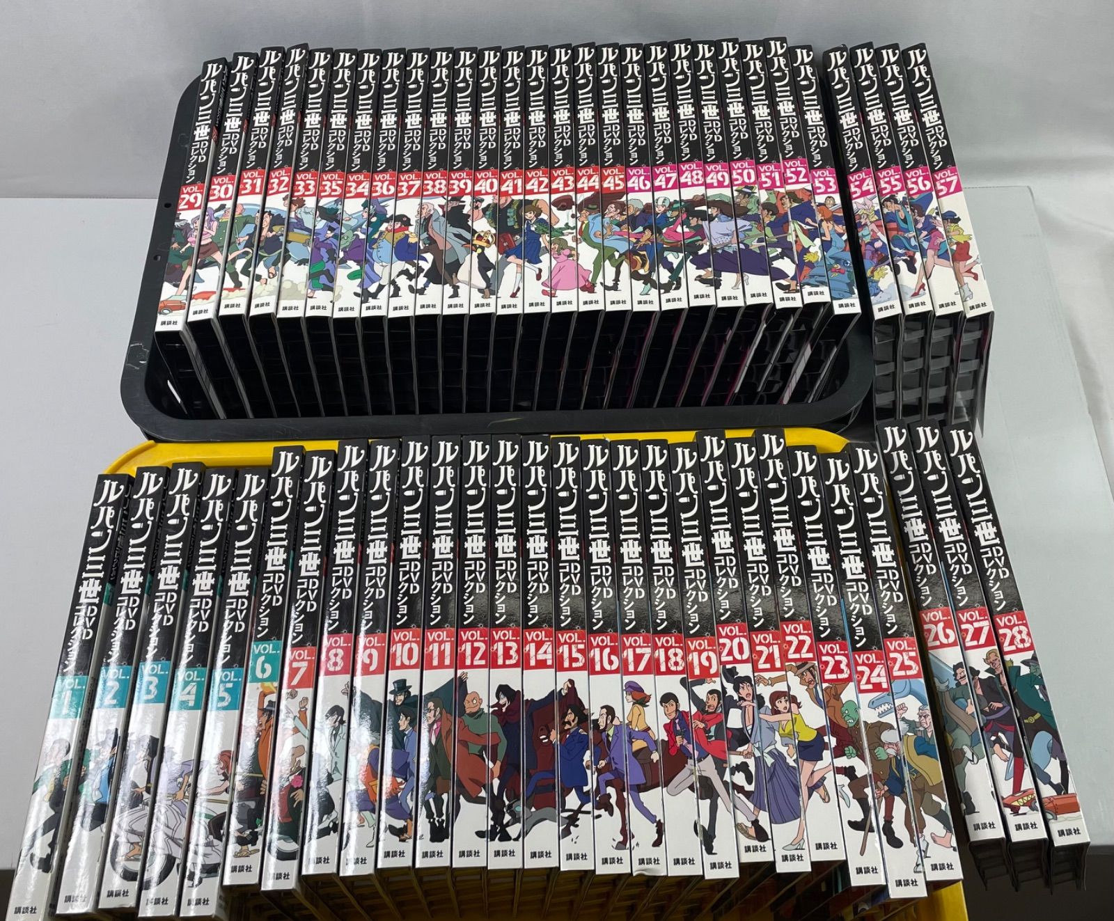A3304・ルパン三世 DVDコレクション 全57巻 セット ※冊子汚れあり