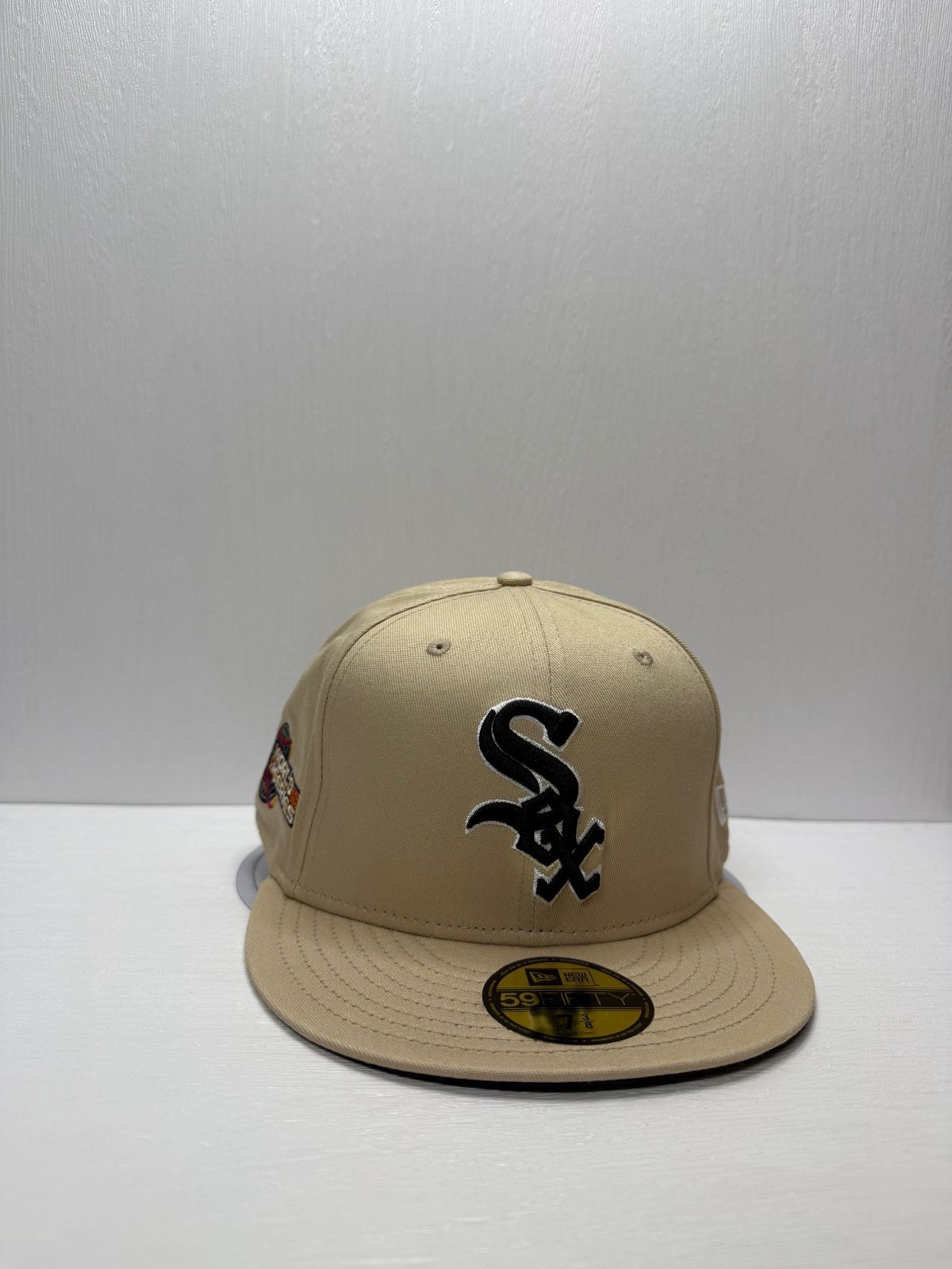 ニューエラ シカゴホワイトソックス ワールドシリーズ2005 59fifty フィッティドキャップ ベージュカラー