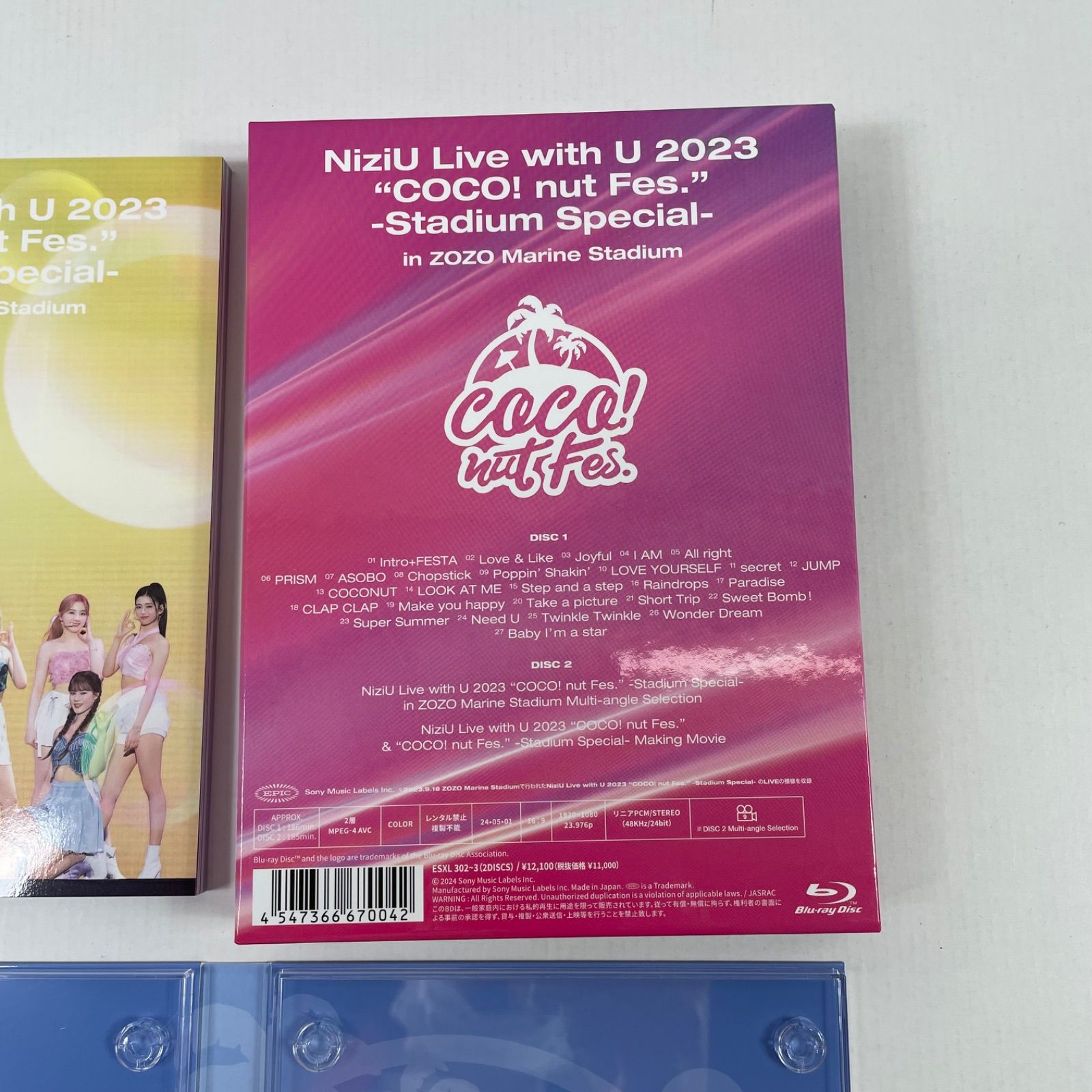 A3303・NiziU Live with U 2023 Blu-ray ※フォトカードフィルムフォト 