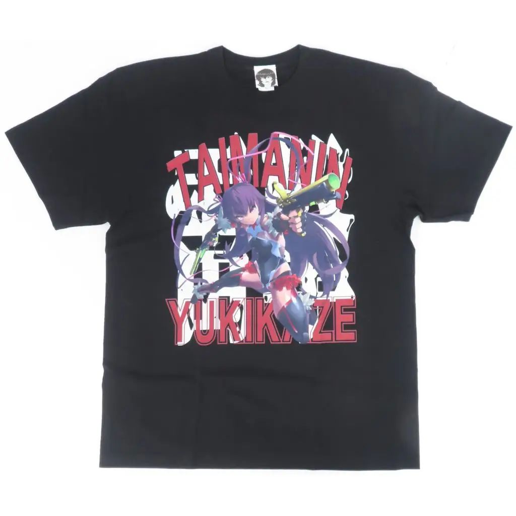 中古】Tシャツ 雷撃の対魔忍 水城ゆきかぜ オリジナルTシャツ ブラック