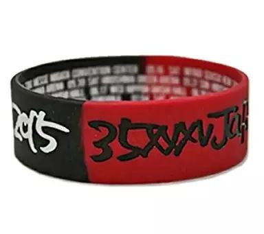 ONE OK ROCK 2015 35xxxv JAPAN ラババン 5個 中古】アクセサリー(非金属)(男性) ONE OK ROCK ラバーバンド(ブラック