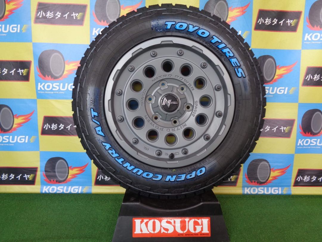 展示未使用　215/65R16　オープンカントリーA/TIII　16インチ　ナイトロパワー　H12　ショットガン　4本　ハイエース　atsugiM169