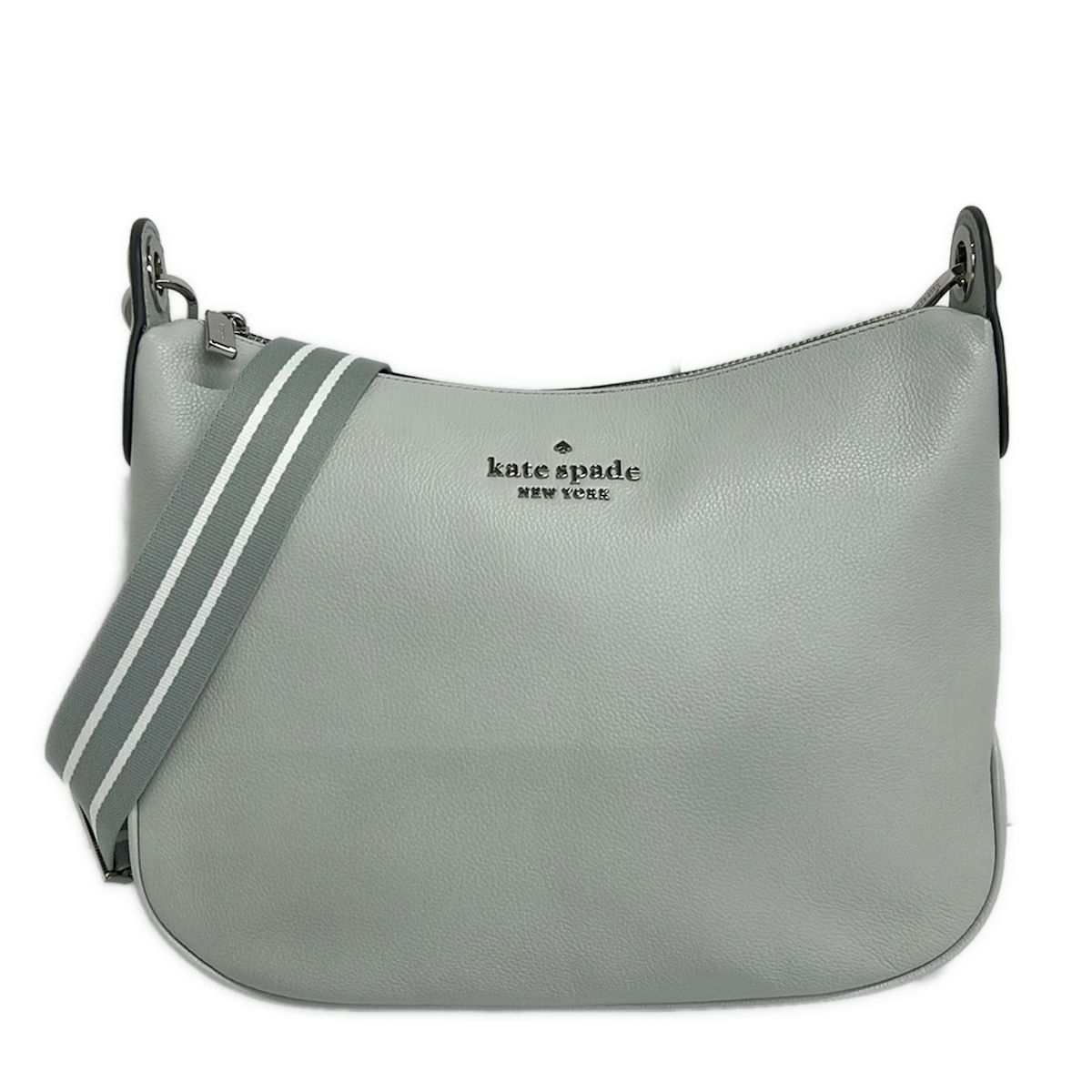 Kate spade(ケイトスペード) ショルダーバッグ - ライトグレー レザー